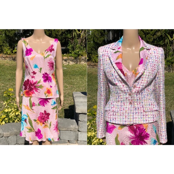 ESCADA skirt. Silk floral print skirt Sz s eu 34
